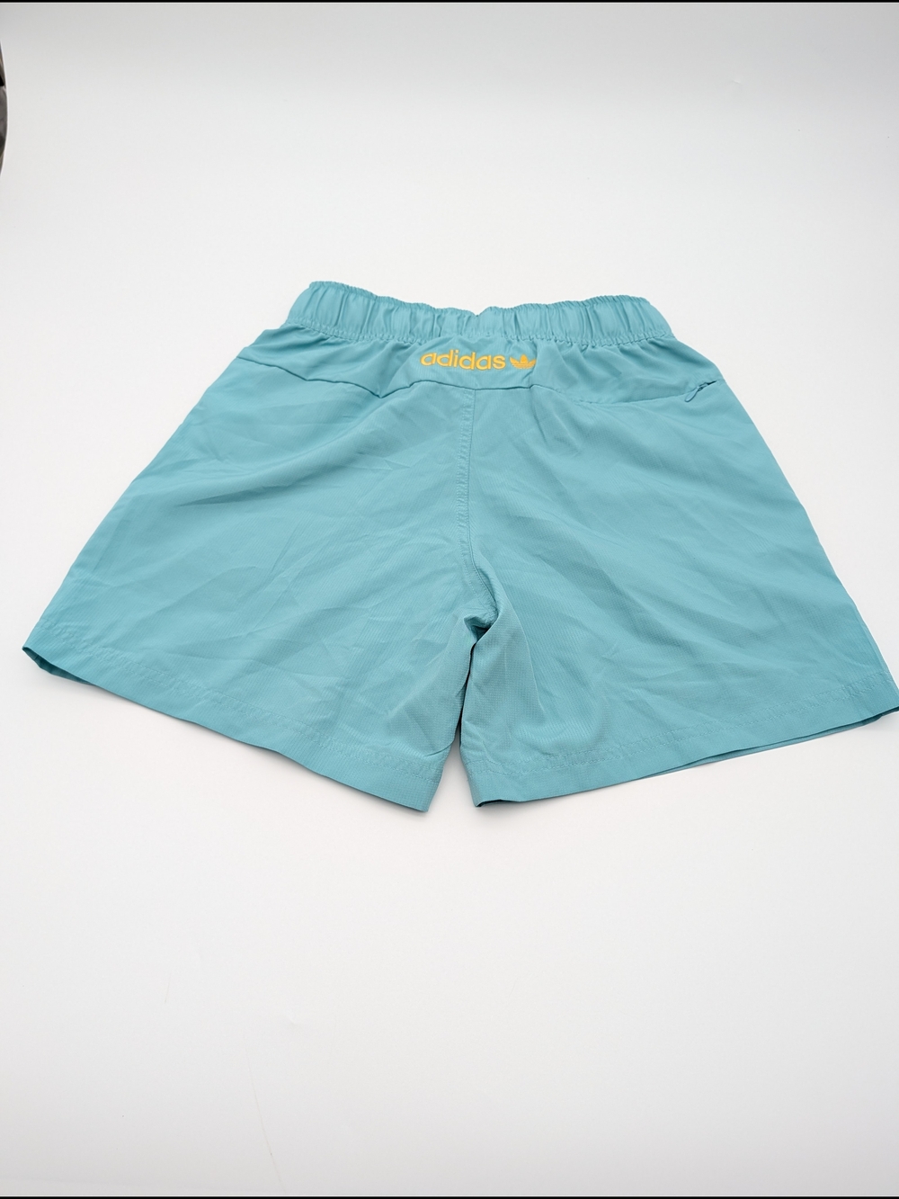 adidas Hot Wheels Men’s Blue Swim Shorts Size S Drawstring Elastic Waist Pockets